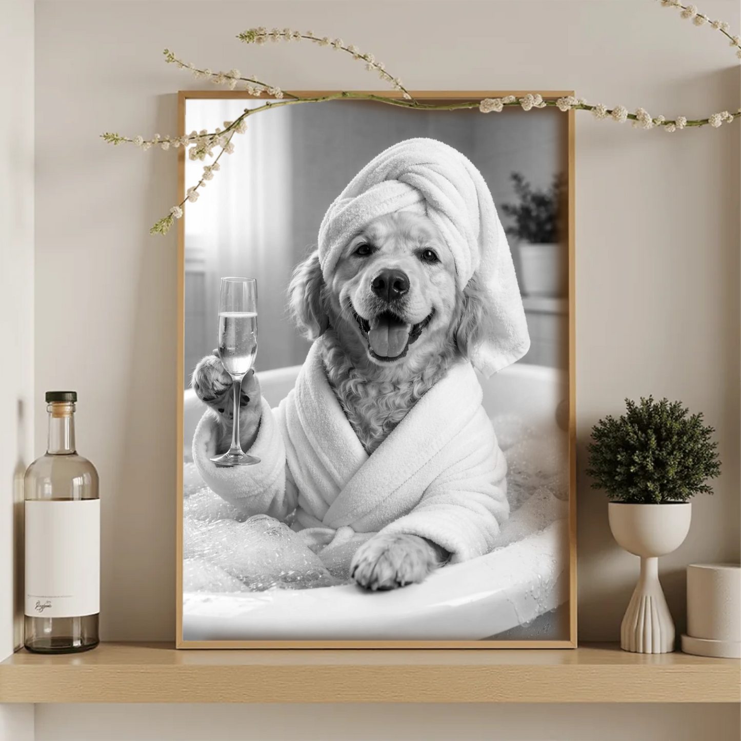 Funny Pet Portrait | Custom Digital Artwork