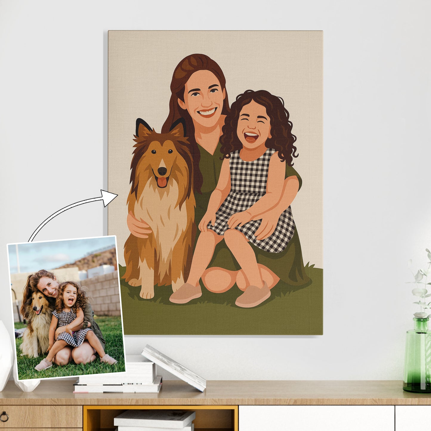 Custom Family illustration