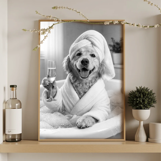 Funny Pet Portrait | Custom Digital Artwork