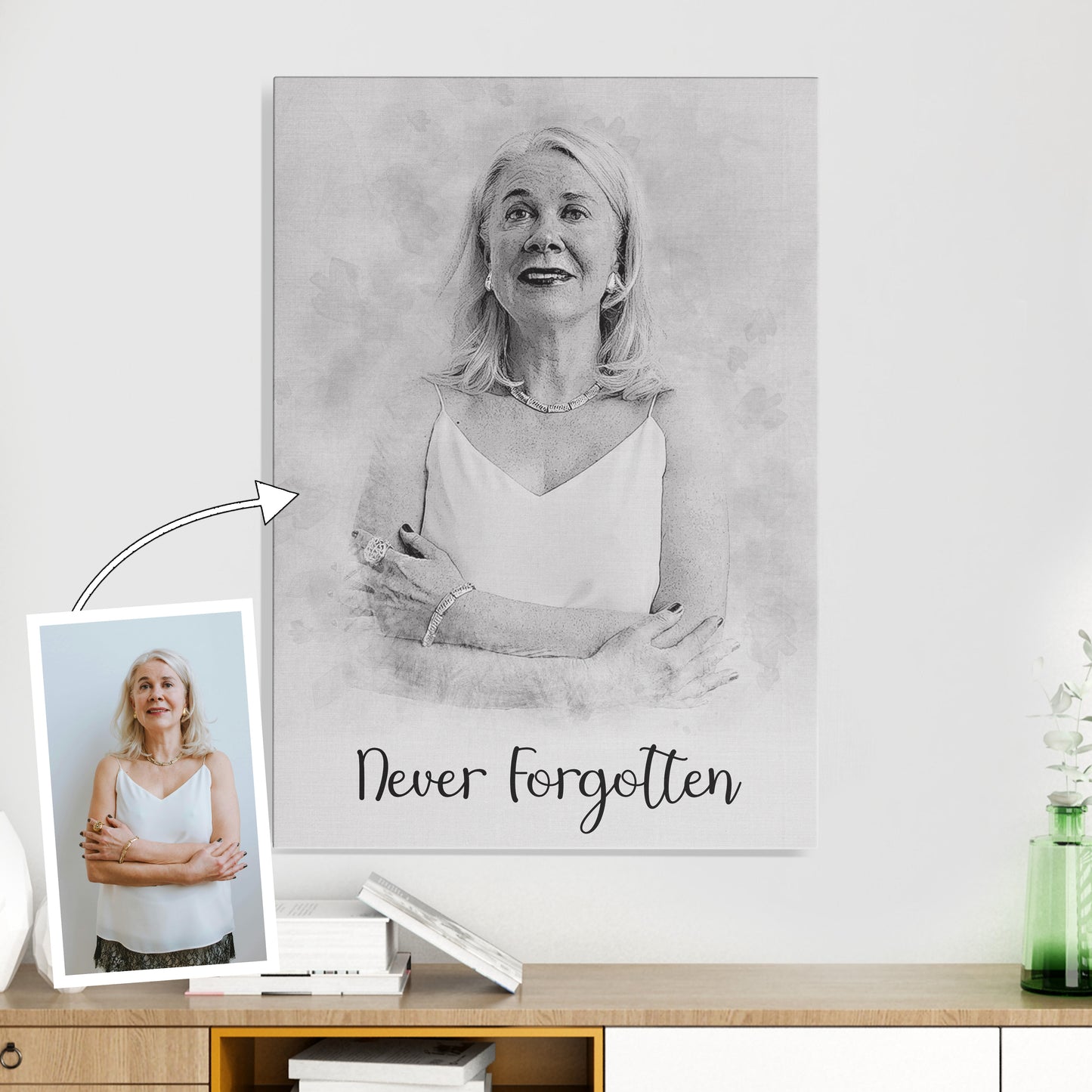 Custom Memorial Portrait